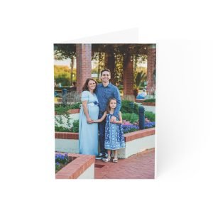 Personalized Photo Greeting Card - Custom Family Portrait Cards (1, 10, 30, 50 pcs)