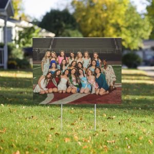 Custom Photo Yard Sign — Personalized Outdoor Party & Event Signage