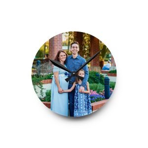 Personalized Photo Wall Clock — Custom Family Acrylic Clock