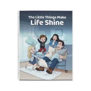 Coloring Book — “The Little Things Make Life Shine” Family Activity Coloring Book for Kids