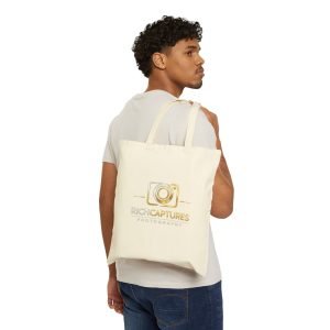 Photography Logo Cotton Tote Bag — Rich Captures Camera Design