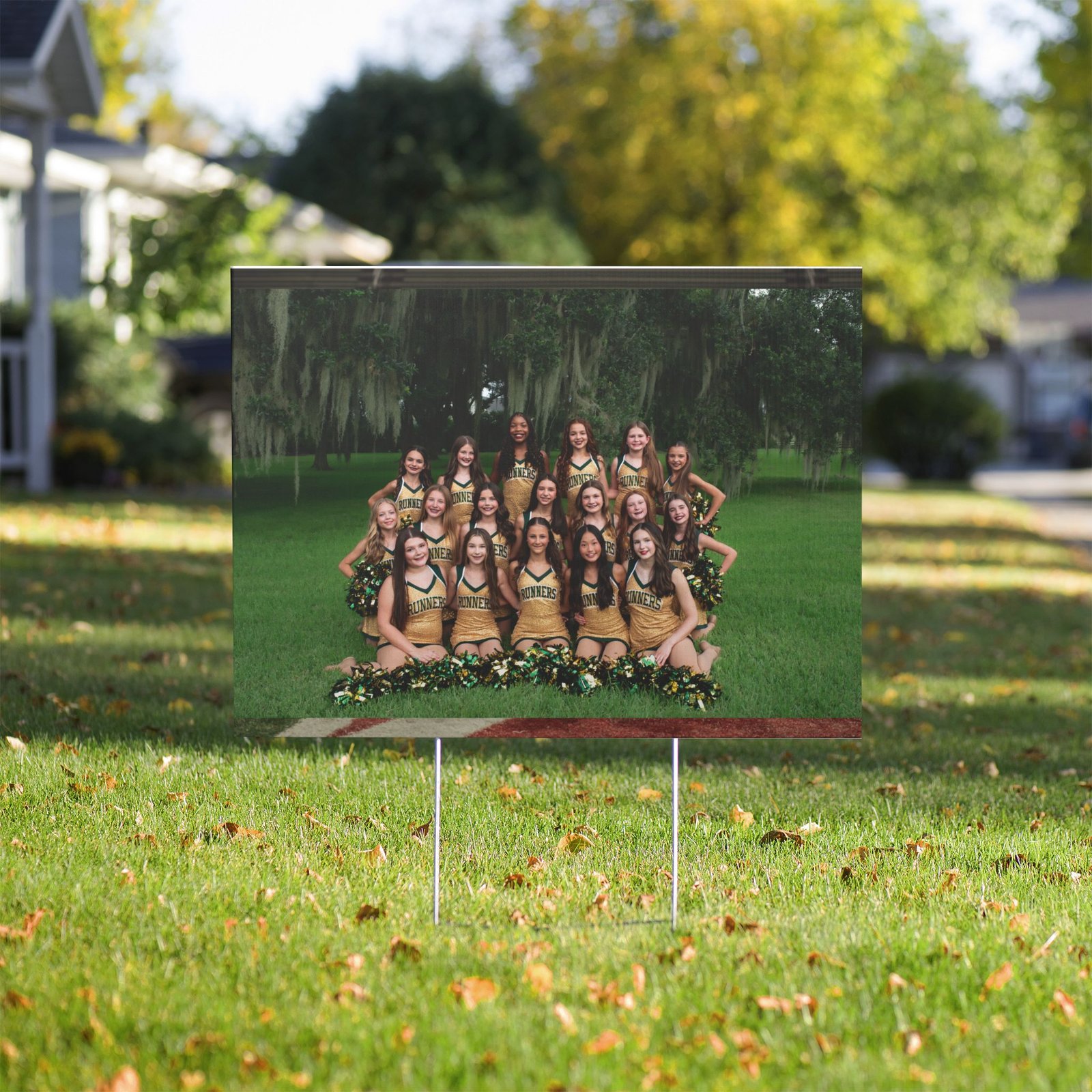 Custom Photo Yard Sign — Personalized Outdoor Party & Event Signage